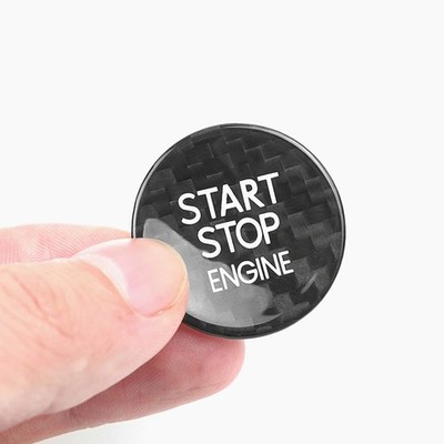 Real Carbon Fiber Engine Start Button Cover Trim for LEXUS IS300 RCF RC300 NX300
