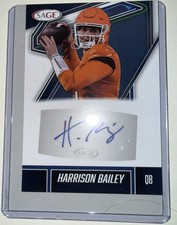 SAGE 2025 Harrison Bailey #A-HB Football Autograph Trading Card