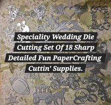 Die cutting lot Of 18 Cutting Dies, Some You'll Never Find Again. No BS 