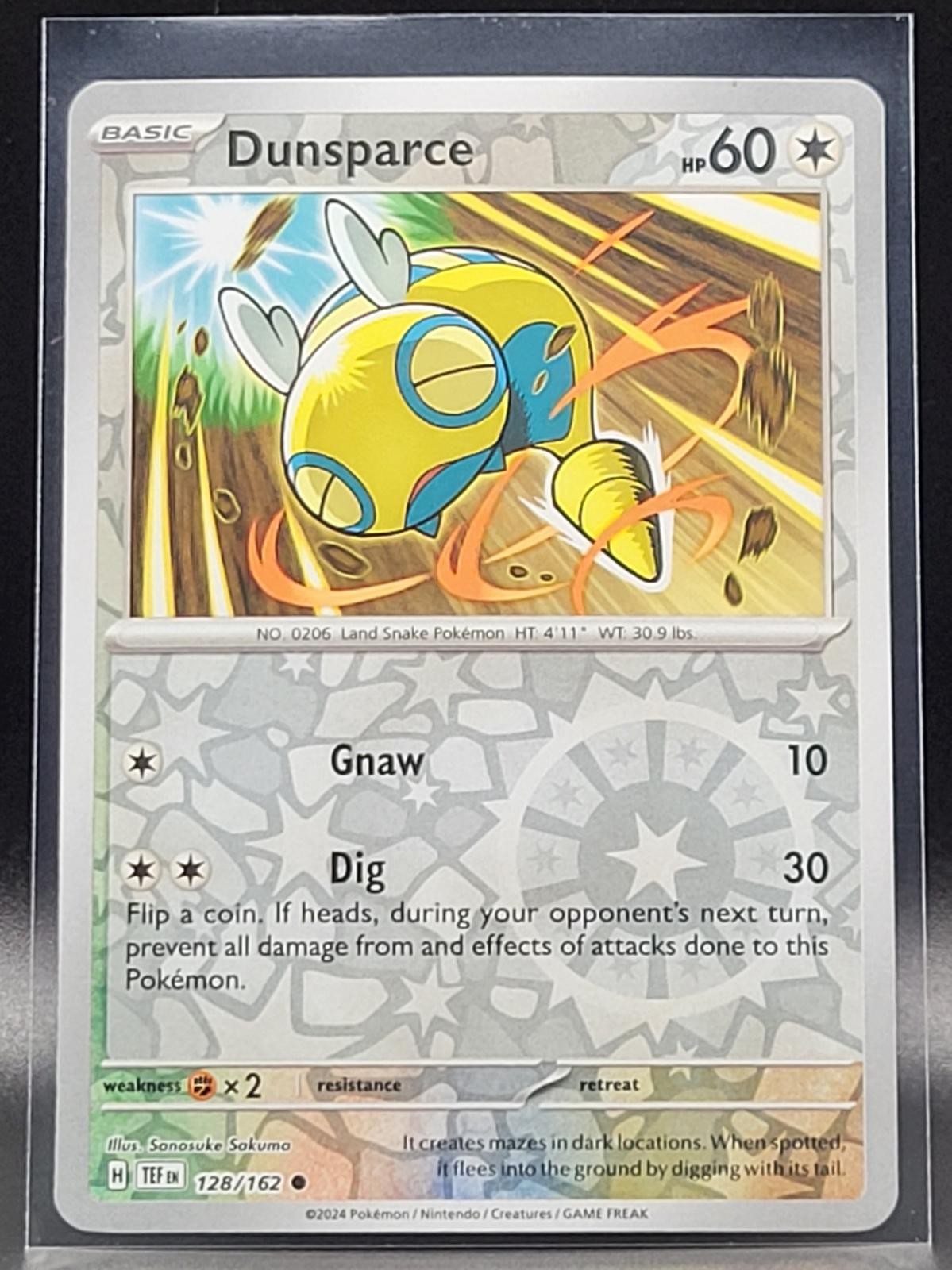 LP Reverse Holofoil - Dunsparce TEF - 128/162 Temporal Forces