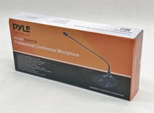 Pyle PDMIKC5 Desktop Gooseneck Wired Microphone System Black NEW