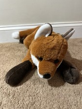 Fao Schwarz "Adopt a Pet" Red Fox Retired 17  Plush Woodland Stuffed Animal Soft