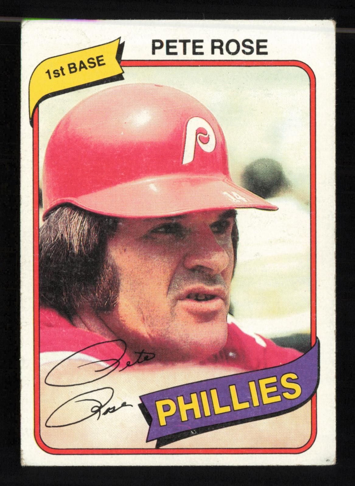 Pete Rose 1980 Topps Burger King Philadelphia Phillies #4 Philadelphia Phillies
