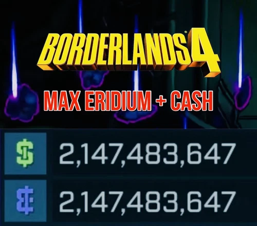 Borderlands 4 Max Cash 2 Billion Eridium + Money Drop XBOX X/S PS5 PC SWITCH