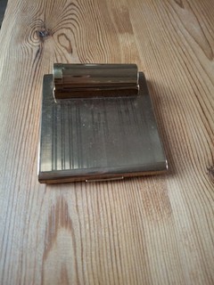 Vintage Stratton Engine Turned Duo Powder Compact & Lipstick Holder