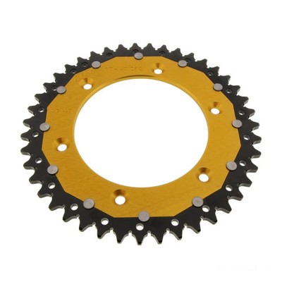 Kettenrad Teilung 520 Zähne 43 Alu-Dual Kettenrad hinten gold ZFD-897-43-GLD