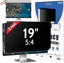   2 Pk 19" Computer PrivacyFilter Screen 5:4 Widescreen Anti Glare Blue Light