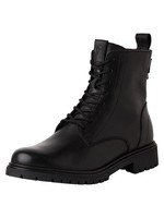 Damen Boots Tamaris Leder Schwarz 38 EU Stiefel Schuhe FußBekleidung
