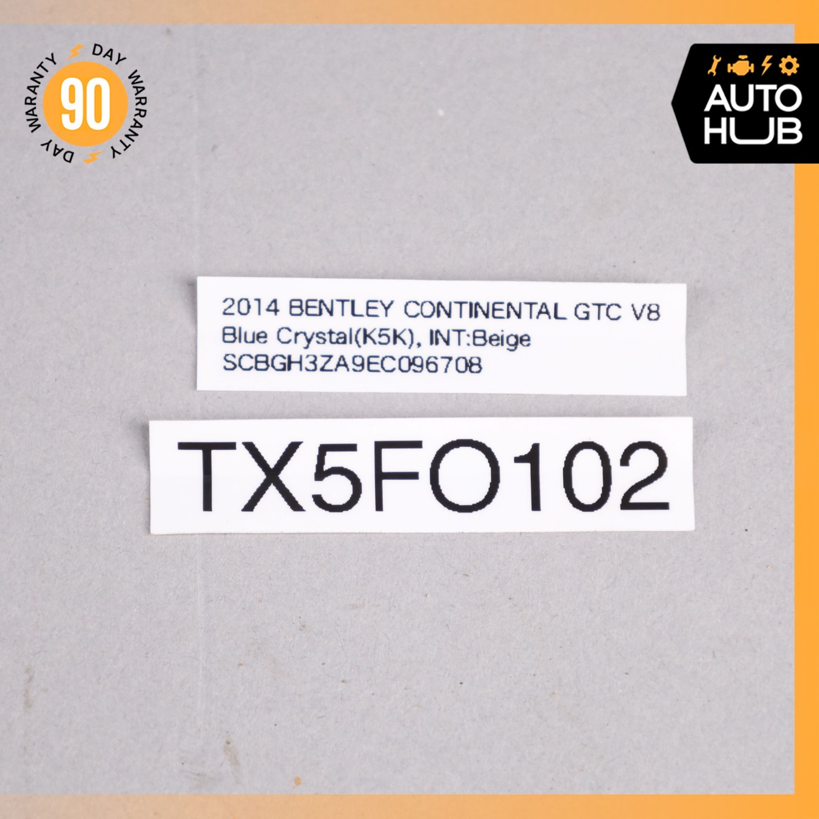 13-18 Bentley Continental GTC Flying Spur 4.0L Left Air Intake Cleaner Box OEM