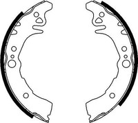 Textar Bremsbackensatz Hinterachse U.A. FüR Daihatsu, Subaru