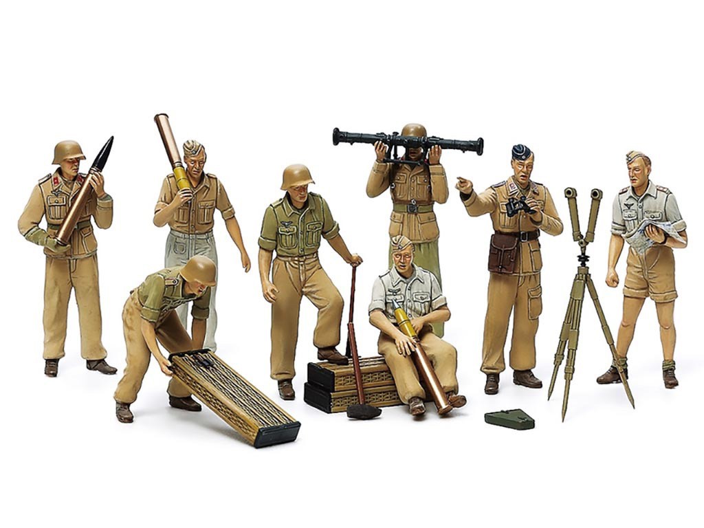 Tamiya 1:35 Africa Luftwaffe Artillerycrew Plastic Model Kit