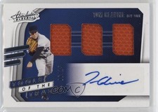 2021 Absolute Tools of the Trade 3 Swatch Signatures 6/15 Tom Glavine Auto 06mc