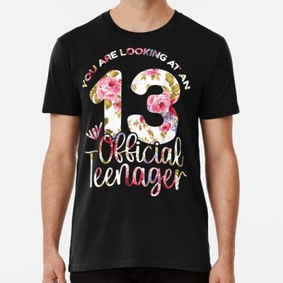 13th Birthday Girls 13 Years Teen Teenager Gift S to 5XL Made in the USA T-Shirt