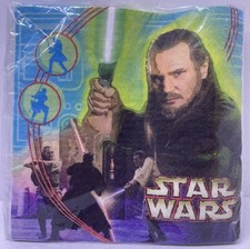 Star Wars Episode I Paper Lunch Napkins (16) Birthday Party Vintage USA Made