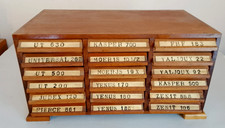 Armoire horlogère vintage bois montres, pièces chronographes Zenith Valjoux