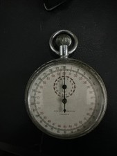 VINTAGE Meylan Type 204A Swiss Made 51mm Mechanical Unisex Stopwatch For Repair