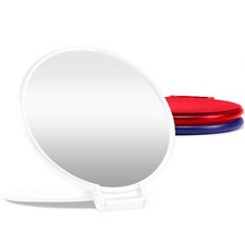 Bulk Compact Mirror Set 3 PCS Round Makeup Mirrors For Purse Multi Color