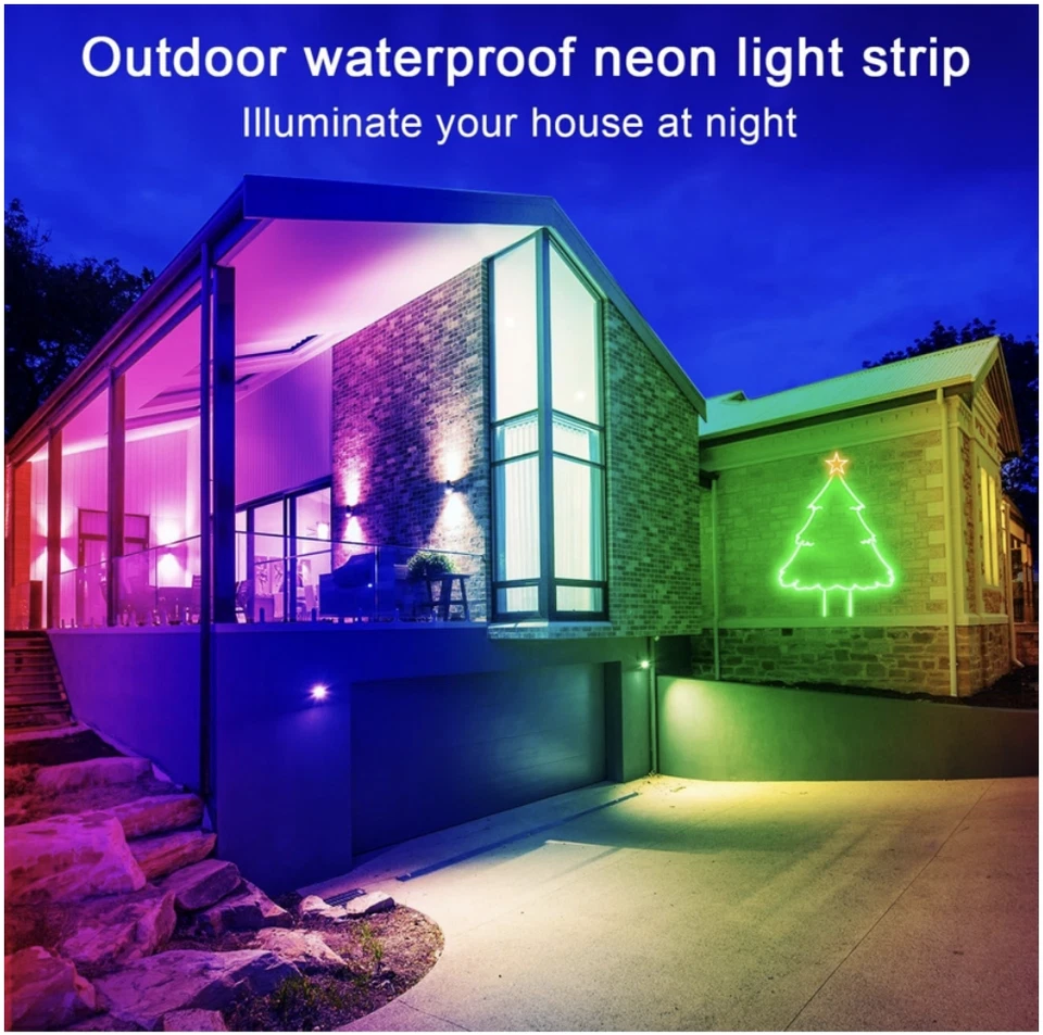 200Ft Neon Rope Lights,Flexible Led Rope Lights Control with App/Remote - Image 3 of 4