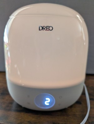 DREO Humidifiers for Home Smart Cool Mist Air Humidifier Ultra Quiet RGB Light