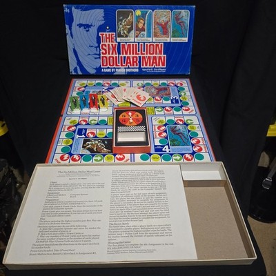 1975 A Parker Game - THE SIX MILLION DOLLAR MAN! Board Game - 100% Complete