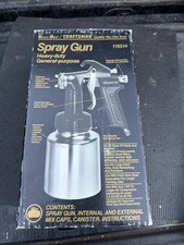 Sears Best Craftsman Air Paint Spray Gun 15514 Heavy Duty Compressor Usa Nos
