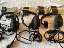 CLEAR COM INTERCOM, 3 CC-95 HEADSETS, 3 MOD 501 BELTPK, PK 5 POWER
