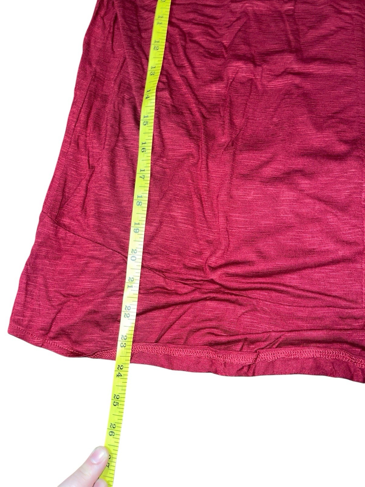 Style & Co. Cold-Shoulder Peasant Top in Deep Scarlet, Size Small, $39.99