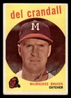 1959 Topps #425 Del Crandall VG/EX