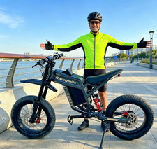 Electric Bike 1500W E-Motorcycle 60V 30AH E-MoutainBike 20'' Adults Bicycle US