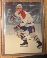 95/96 Parkhurst International Auto Saku Koivu #757/1500 On Card