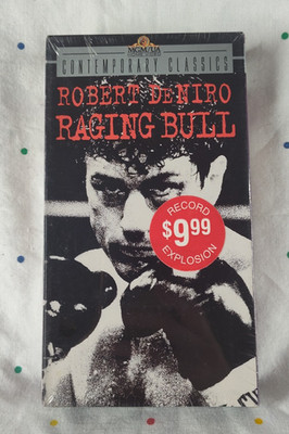 Raging Bull VHS Robert De Niro, Joe Pesci, Martin Scorcese NEW SEALED