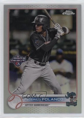 2022 Topps Pro Debut Chrome Refractor 32/99 Federico Polanco #PDC-190 rw0