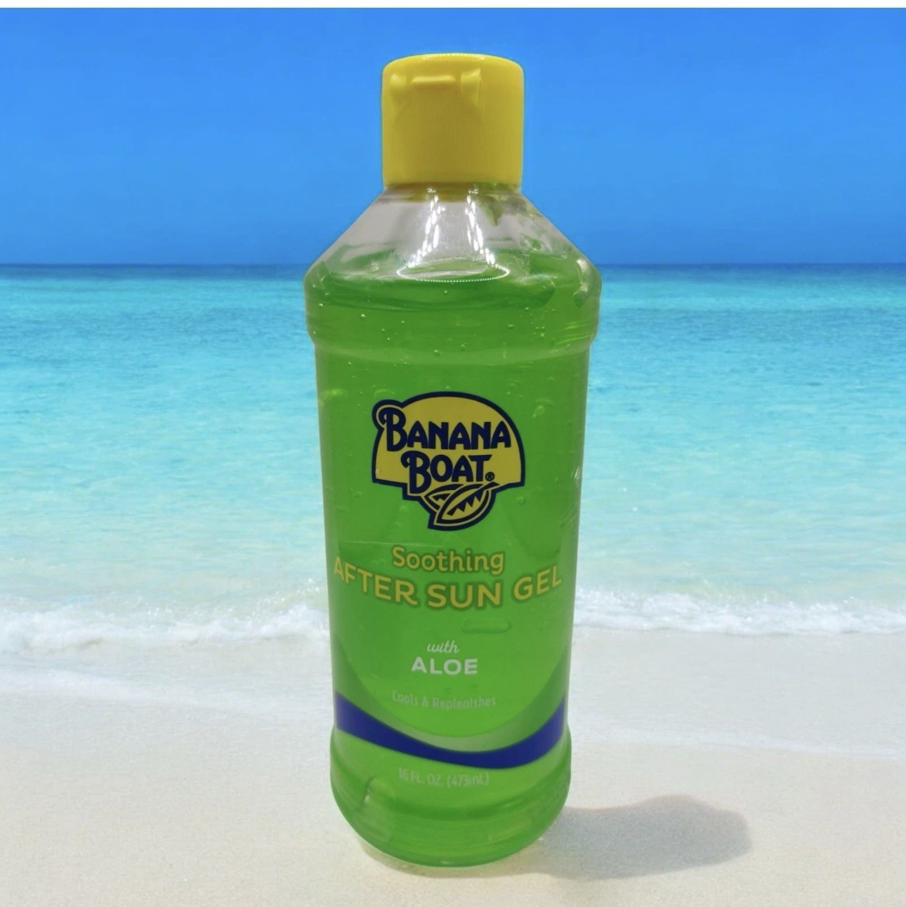 Banana Boat Soothing After Sun Aloe Gel Cools & Replenishes 16oz