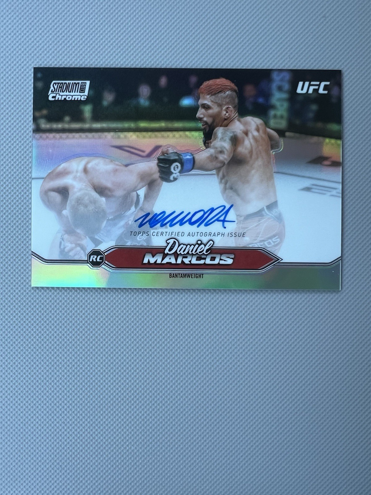 2025 Topps UFC Stadium Club Daniel Marcos Rookie Chrome Autograph #CAS-DMS