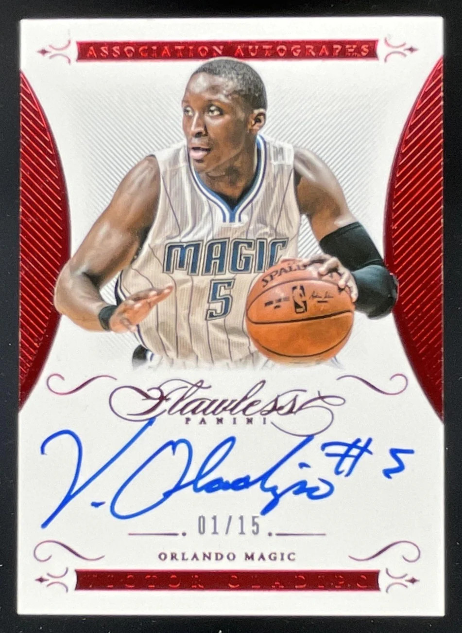 2014 Panini Flawless Association Autographs Ruby #AA-VO Victor Oladipo Auto /15
