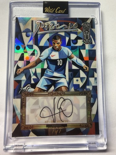 🚨2026 Wild Card Road To Glory KYLIAN MBAPPE True 1/1 Color Match Picasso Auto