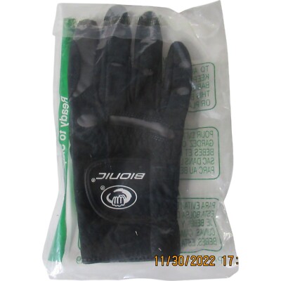 Bionic Mens AquaGrip Golf Glove S Right Hand Black GGAMRS NO PKG
