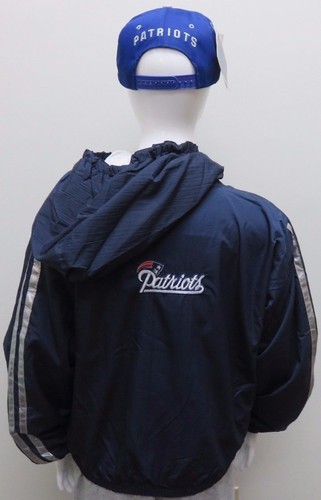 NFL NEW ENGLAND PATRIOTS YOUTH FULL ZIP REVERSIBLE JACKET SIZES M,L - Picture 2 of 6