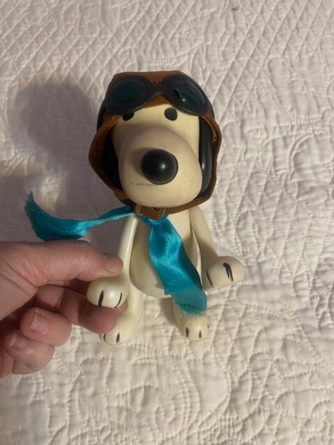 Vtg Snoopy Red Baron 7" Doll 1966