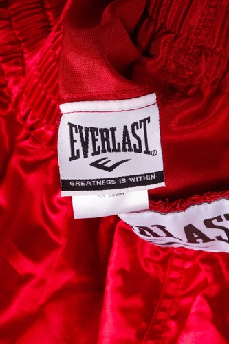 Everlast 'Satin 21 Inch Boxing' Shorts Red - Picture 5 of 7