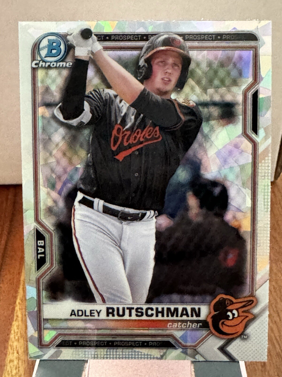 2021 Bowman - Chrome Prospects #BCP-121 Atomic Refractor Adley Rutschman (RC)