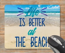 Beach Quote Mouse Pad Mat