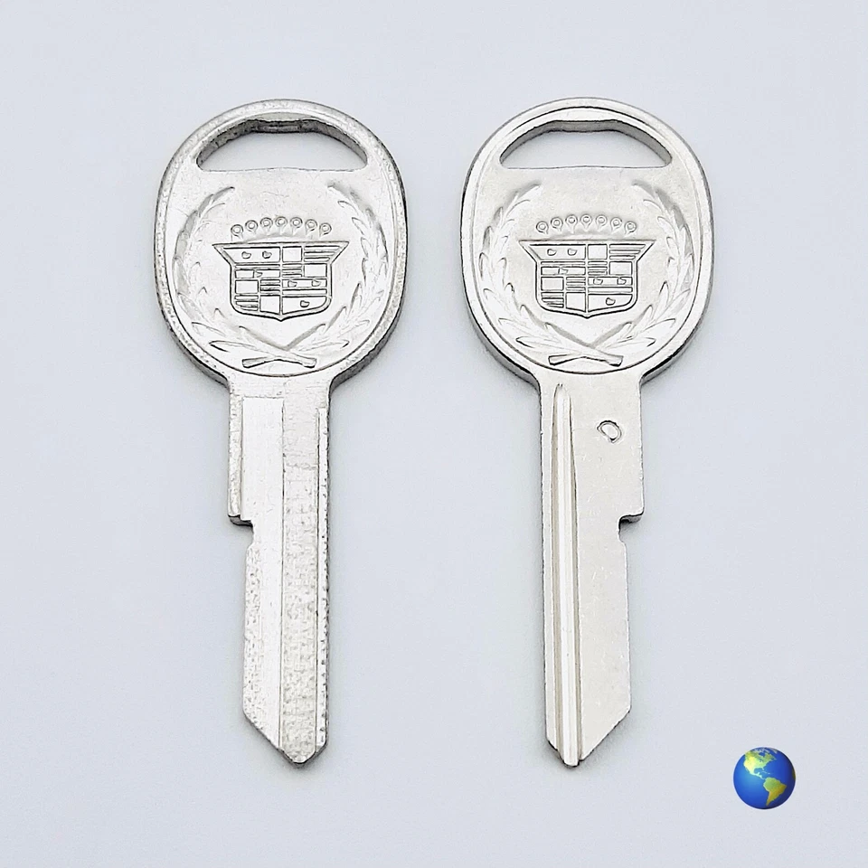 原装 B51-D 徽章钥匙坯适用于凯迪拉克、吉姆西、庞蒂亚克等(1 键) — 第 4/4 张图片