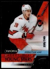 2020-21 Upper Deck Synergy Exceptional Young Stars Sebastian Aho 235/749