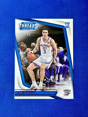 Josh Giddey Rookie RC 2021-22 Chronicles Threads #87 Purple /49 *Rare SSP*