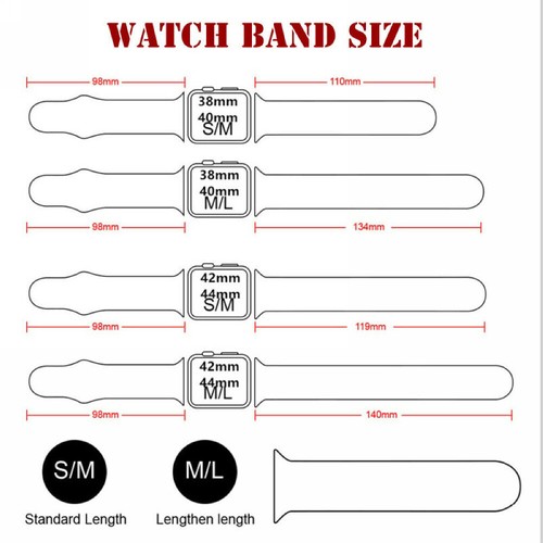 3-Pack Silicone Sport Band Strap For Apple Watch 38/40/42 44mm 7 6 5-1 iWatch SE - Picture 9 of 30