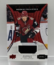 2019-20 Upper Deck Trilogy Barrett Hayton RC SP Jersey Patch 209/499 #75