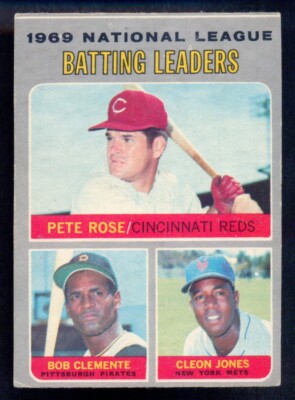 1970 TOPPS OPC O PEE CHEE BASEBALL #61 Pete Rose Bob Clemente Leader Reds EX-NM