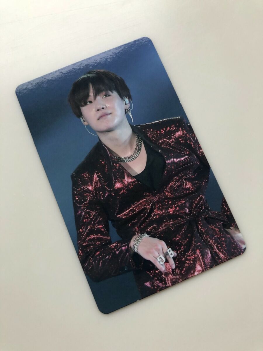 【BTS】Bangtan SUGA Love Yourself Seoul LYS DVD Official Photo Card