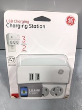 GE USB CHARGING STATION/3 OUTLETS / 2 USB PORTS